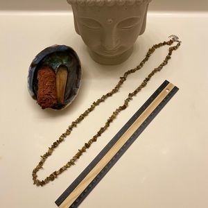 JASPER healing stone long necklace